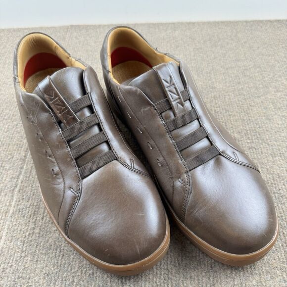 KIZIK New York Hand Free  Slip On Sneakers Men’s 9.5M  Brown Leather M0202CB main image 8